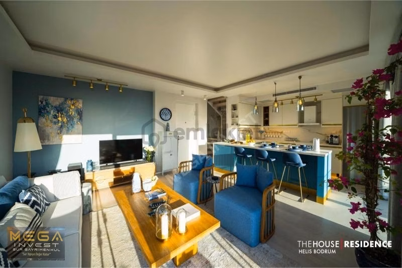 Bodrum Adabükü'nde Deniz Manzaralı 3+1 Lüks Tripleks Villa - 2