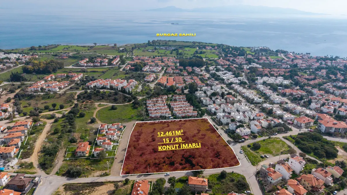 Datça Burgazda Full Deniz Manzaralı Konut İmarlı 573m² Arsa - 15