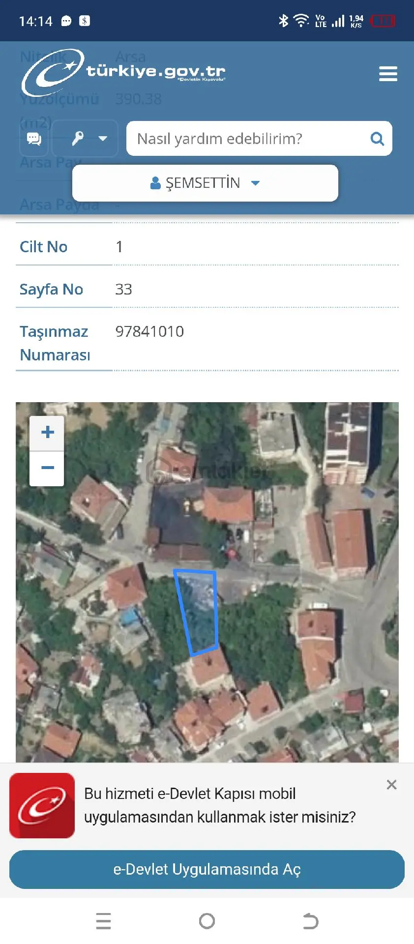 Sahibinden Akın Sokakta İmarlı Tektapu - 5