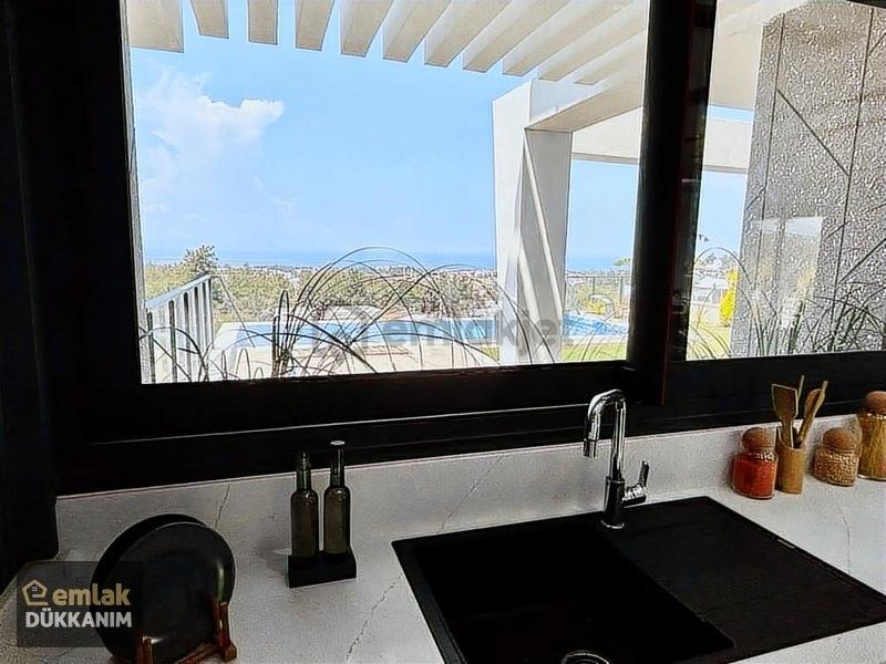 Deniz Manzaralı Özel Müstail Full Esyalı Villa - 7