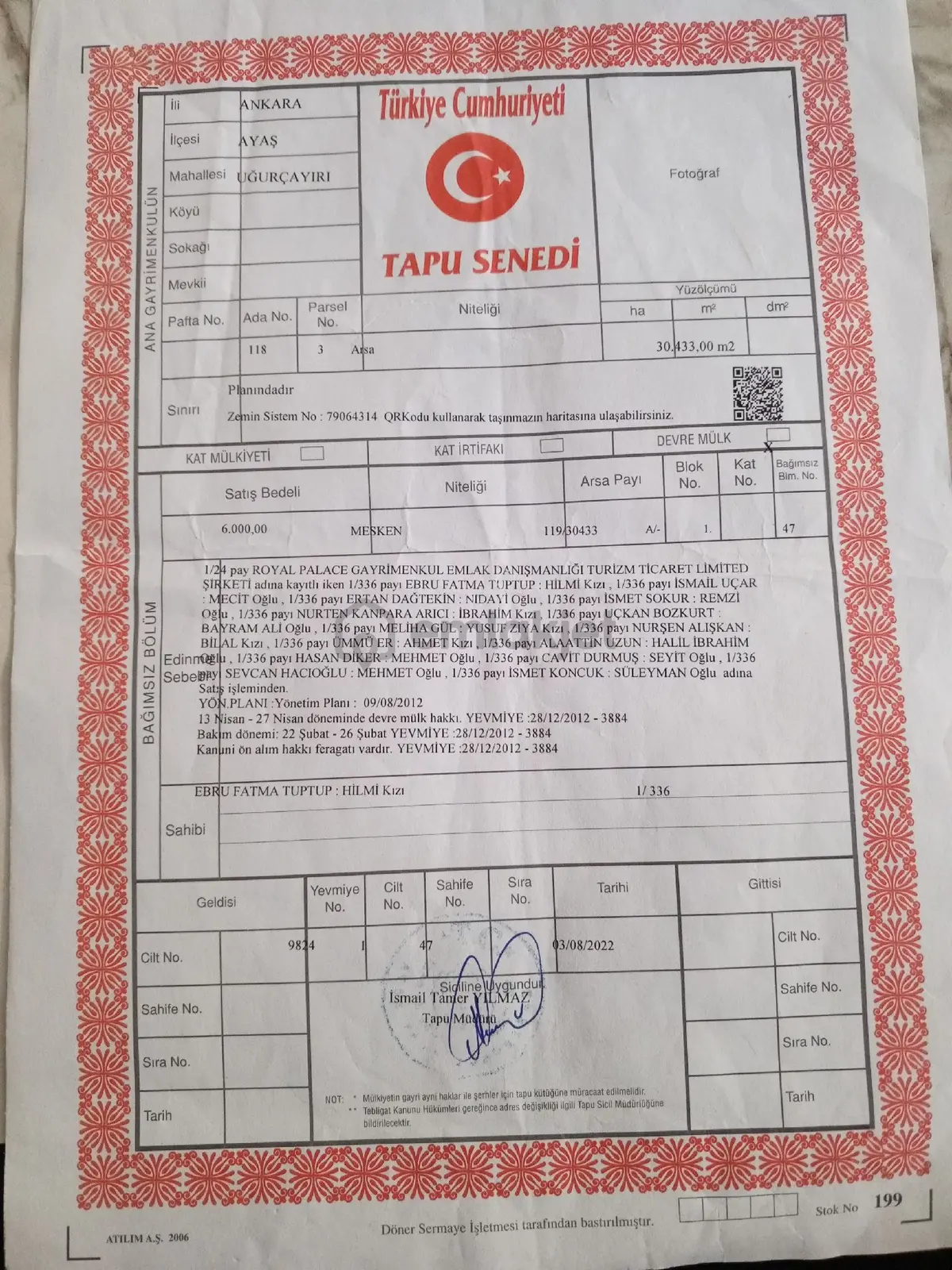 Sahibinden Ankarada Termal Tapulu Devremülk