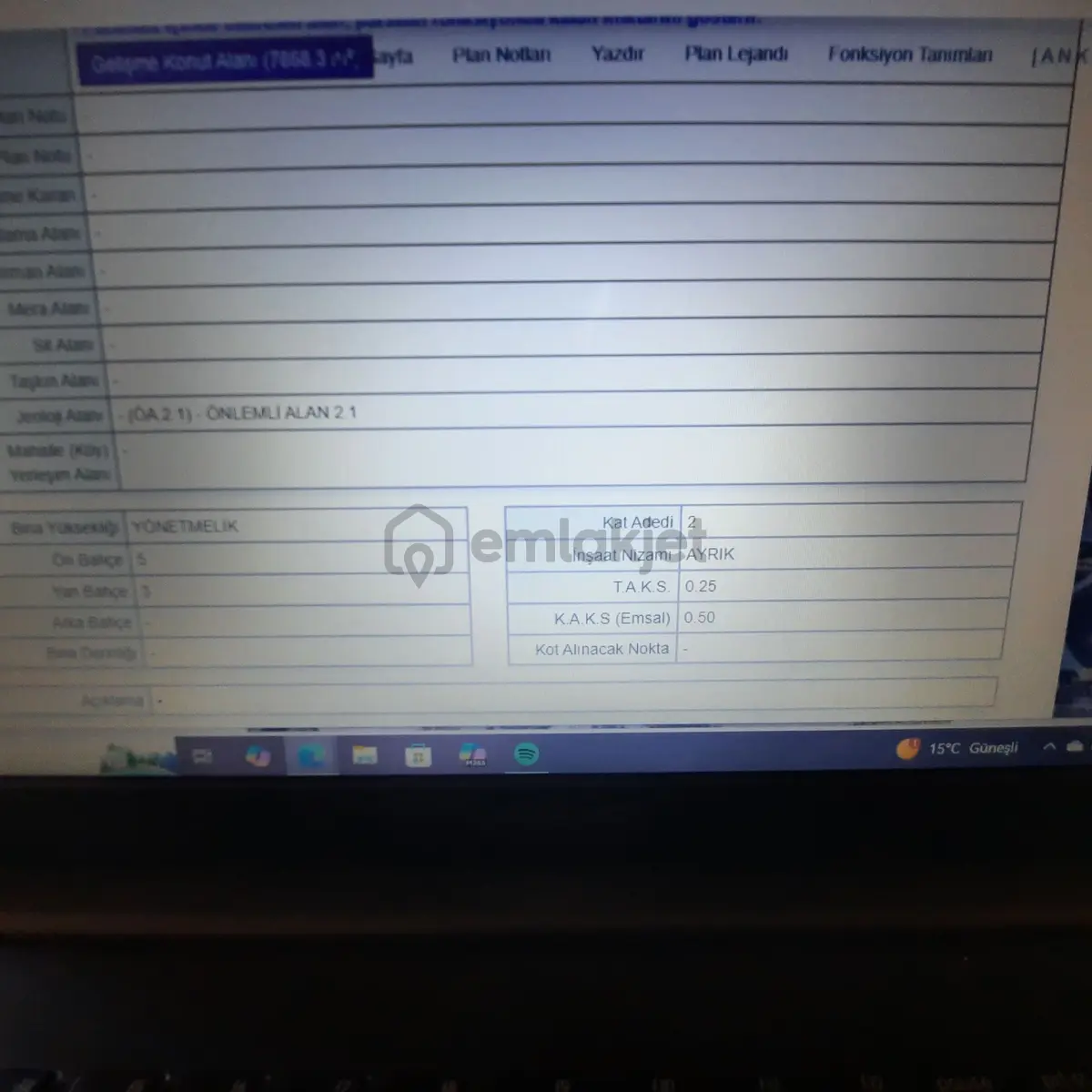 Atakum İncesu'da Konut İmarlı Parsel - 2