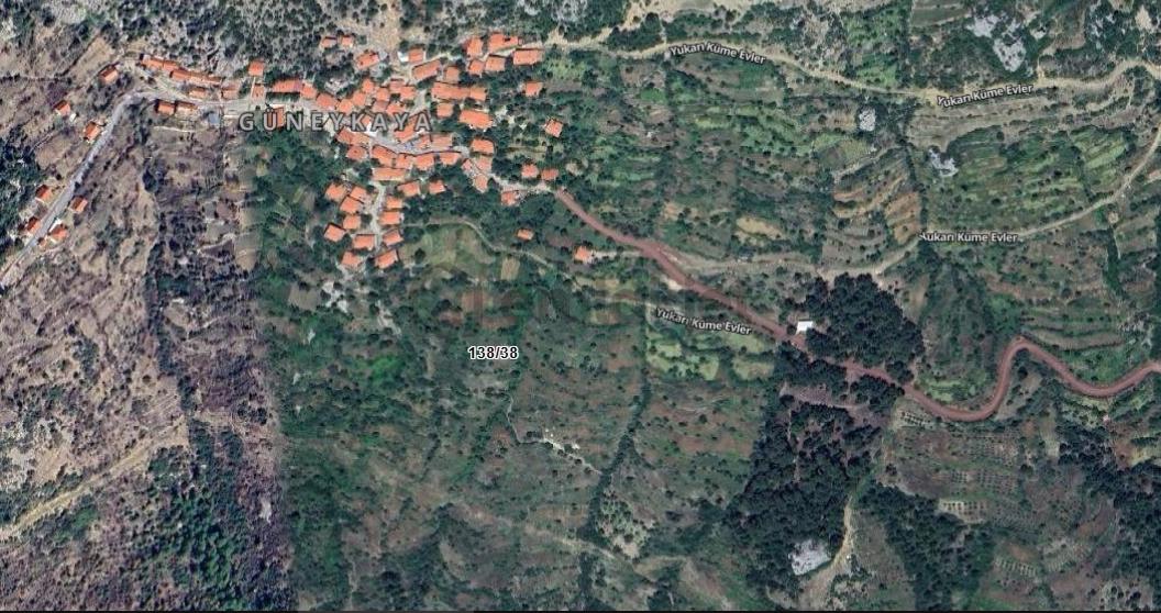Antalya Akseki Güney Kayada Satılık Bahce