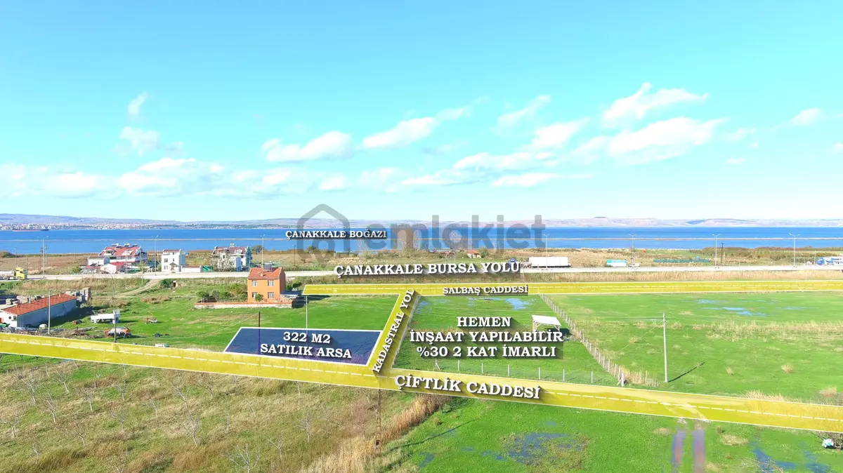 Çanakkale Lapseki'de Satılık İmarlı Fırsat Arsa - 3
