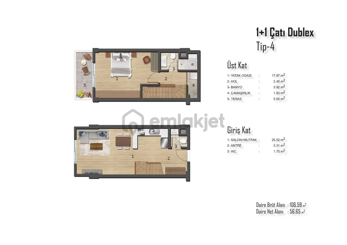 İzmit Boulevard Kabaoğlu 1+1 Satılık Daire - 6