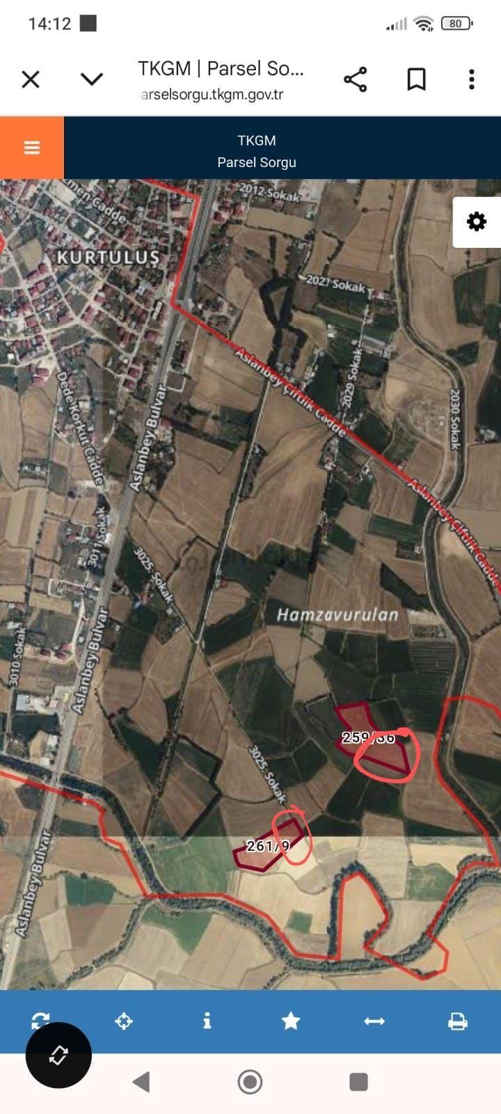 Kurtuluş Mahallesi Nde Satlık Tarla