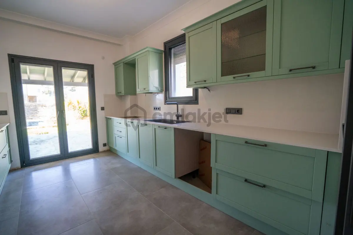 Datça Emecik'te 950 M2 Arsada Deniz Manzaralı 4+1 Havuzlu Villa - 9
