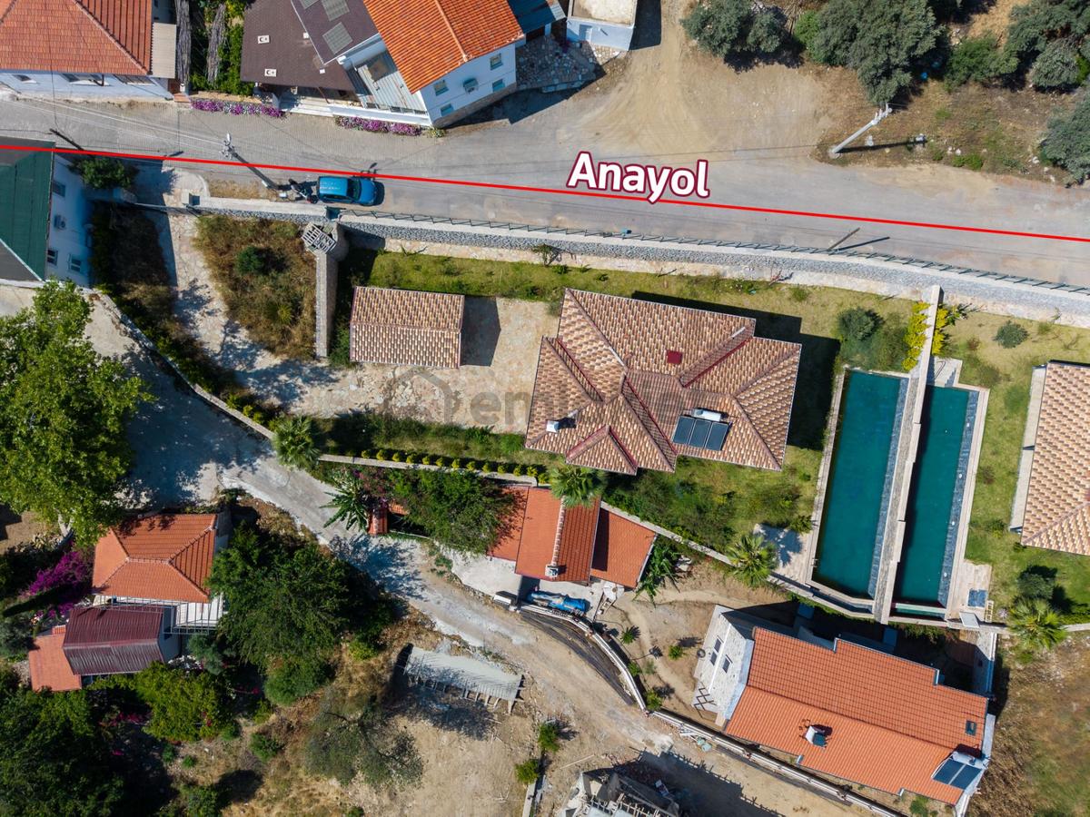 Datça Emecikte 1000m2 Arsa İçinde Deniz Manzaralı,havuzlu Villa - 32