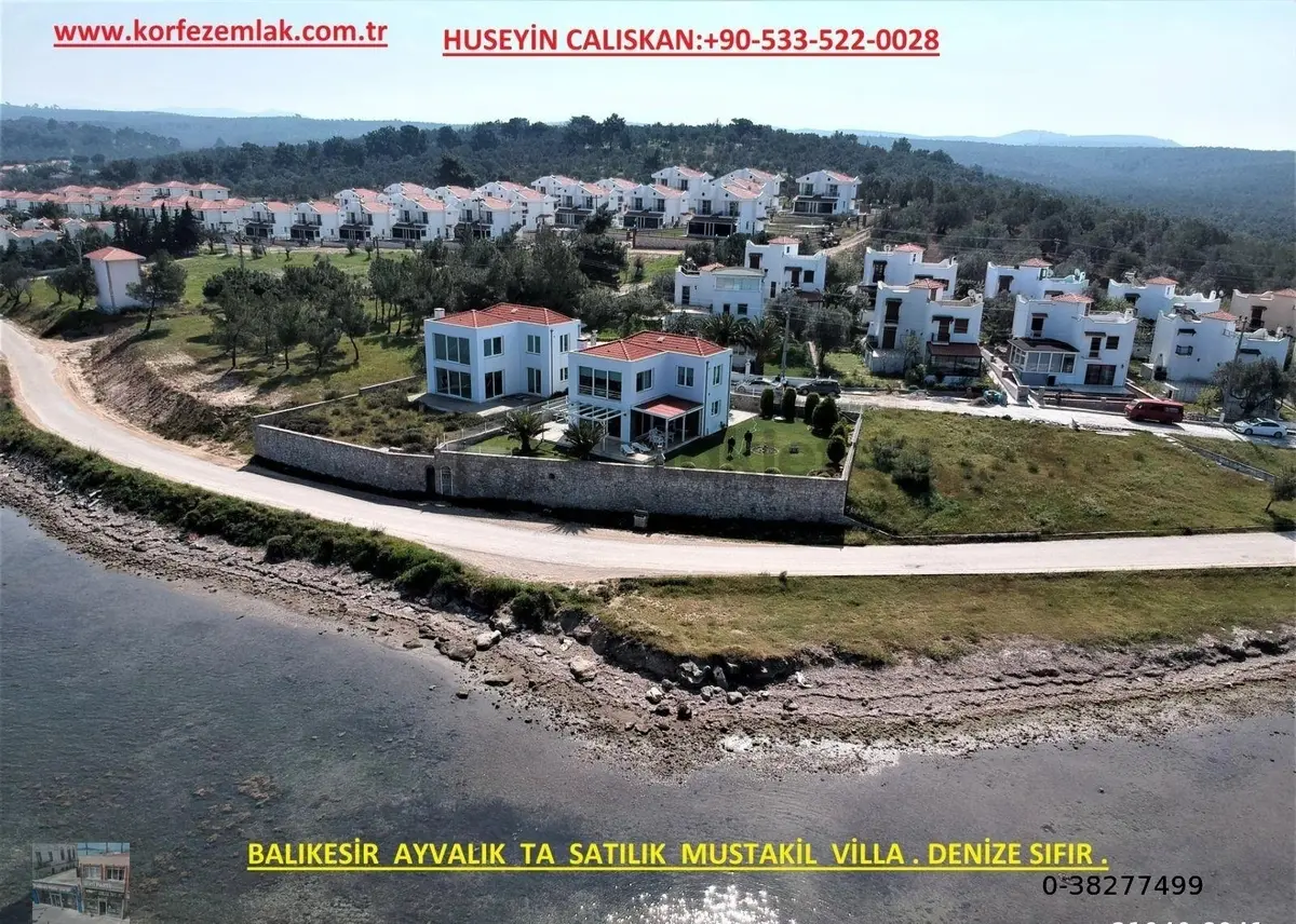 Ayvalık Ta Satılık Villa .denize Sıfır. - 5