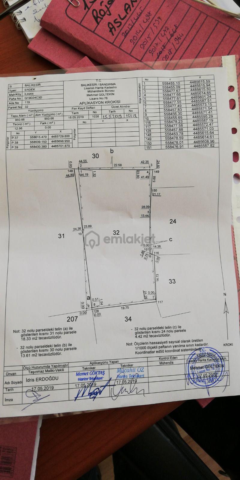 Satılık Bahçe Erdek Balıkesir - 18