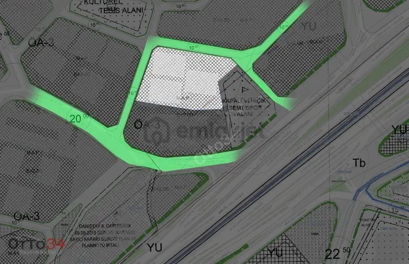 Cevizlibağ Topkapı E-5 Üzeri Konut + Ticari İmarlı 6342 M² Arsa - 17