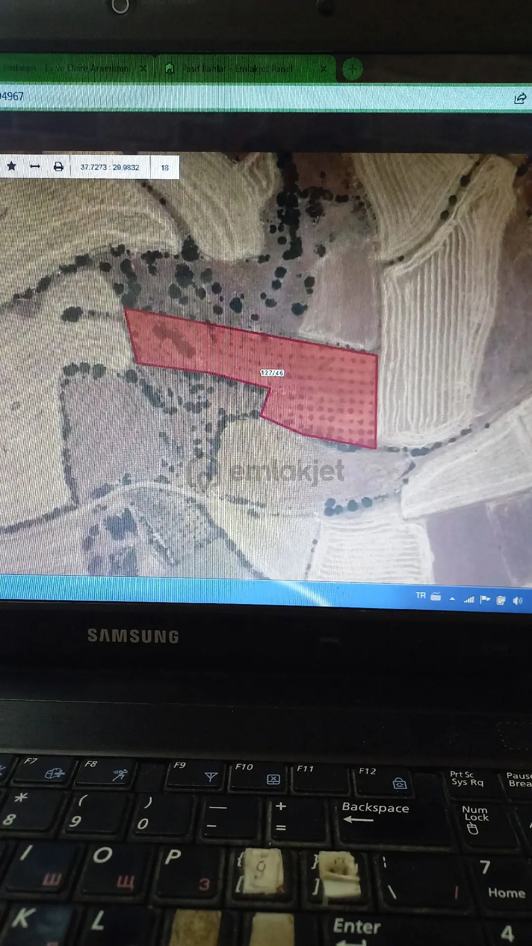 Burdur Yeşilova Önercikte 7.700m Satılık Tarla - 14