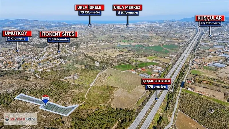 Urla İtokent Sitesine Komşu Satılık Tarla - 15