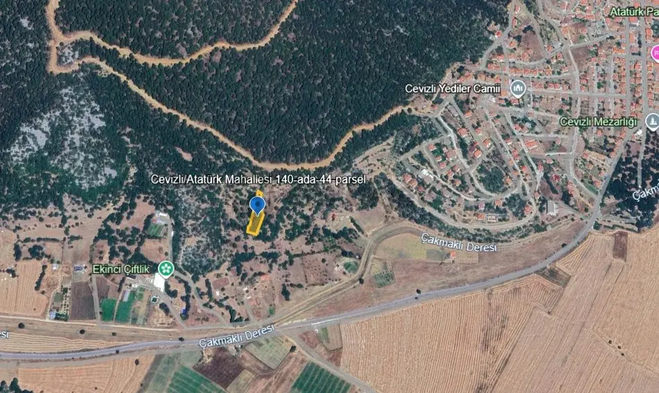Akseki Cevizli' De Satılık 1406 M2 Tarla - 2