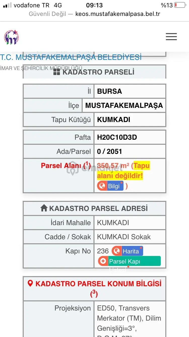 Bursa Mustafakemalpaşa Kumkadı İmarlı Satılı Arsa - 3