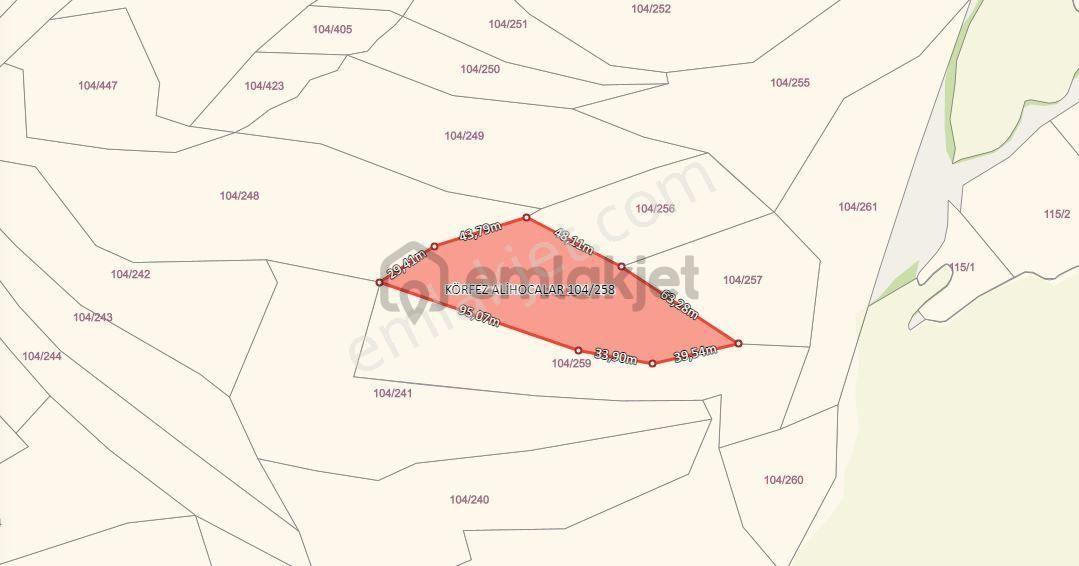 Körfez Ali Hocalar Satılık 5.100m² Arsa - 4