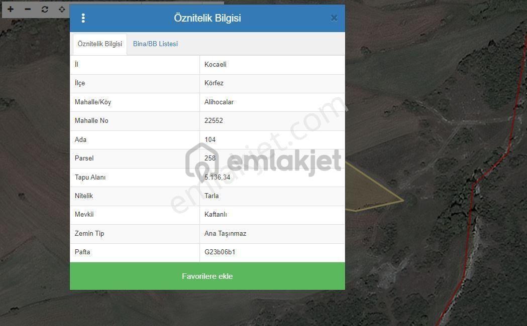 Körfez Ali Hocalar Satılık 5.100m² Arsa - 3