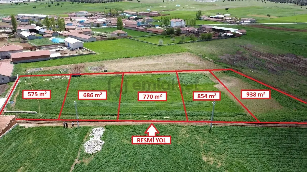 Kütahya Merkez Doğalar'da 938m2 İmarlı Arsa - 20