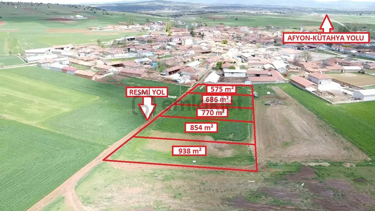 Kütahya Merkez Doğalar'da 938m2 İmarlı Arsa - 18