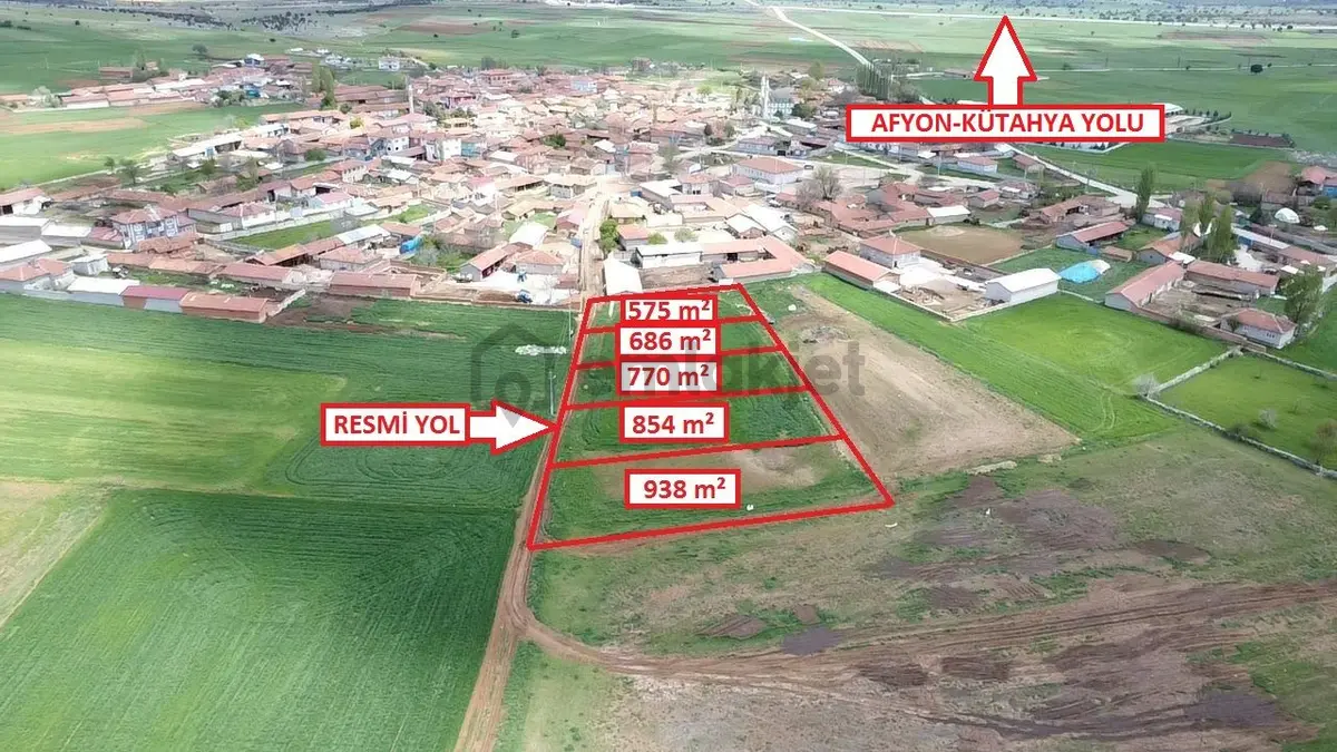 Kütahya Merkez Doğalar'da 938m2 İmarlı Arsa - 17