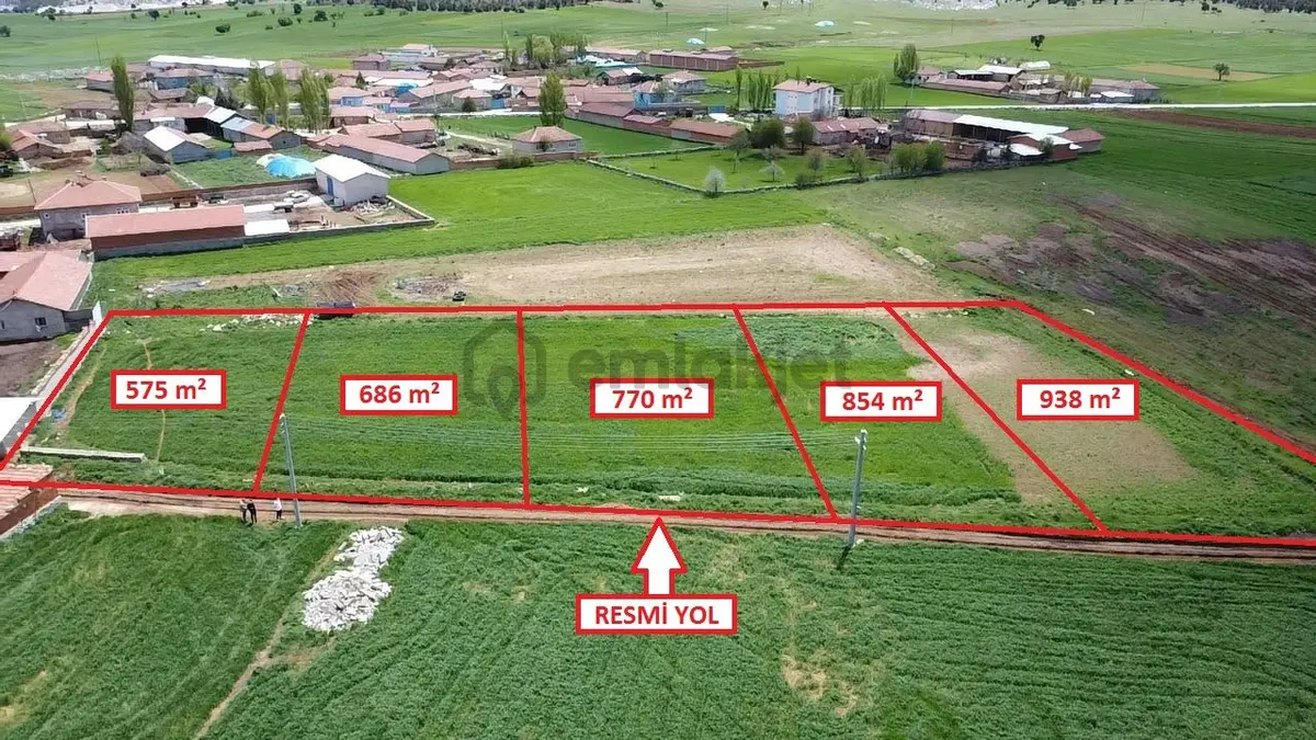 Kütahya Merkez Doğalar'da 938m2 İmarlı Arsa - 16