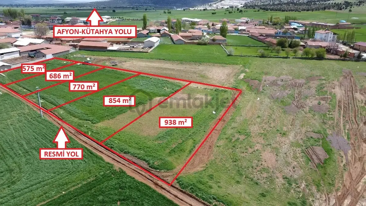 Kütahya Merkez Doğalar'da 938m2 İmarlı Arsa - 15