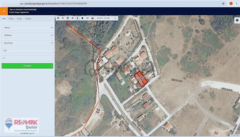 Çiftlikköy Çiftlik Mah. De Deniz Manzaralı Satılık 893m2 Arsa - 6