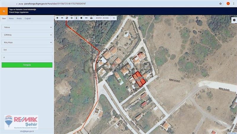 Çiftlikköy Çiftlik Mah. De Deniz Manzaralı Satılık 893m2 Arsa - 3