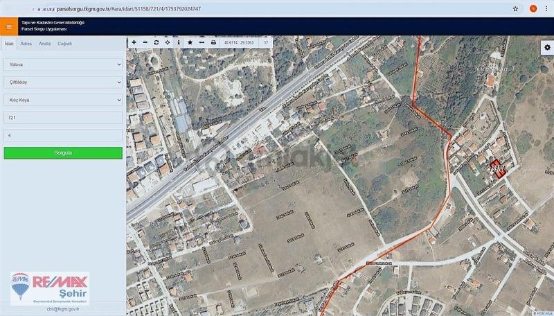 Çiftlikköy Çiftlik Mah. De Deniz Manzaralı Satılık 893m2 Arsa - 8