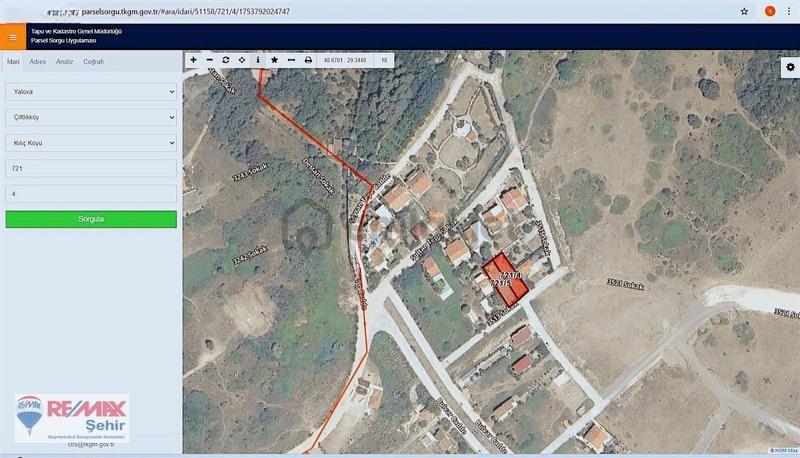 Çiftlikköy Çiftlik Mah. De Deniz Manzaralı Satılık 893m2 Arsa