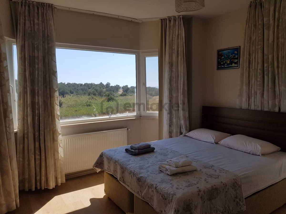 Sahibinden Gömeç Denize Sıfır Kayra Sitesi Deniz Manzaralı Triplex Villa - 13