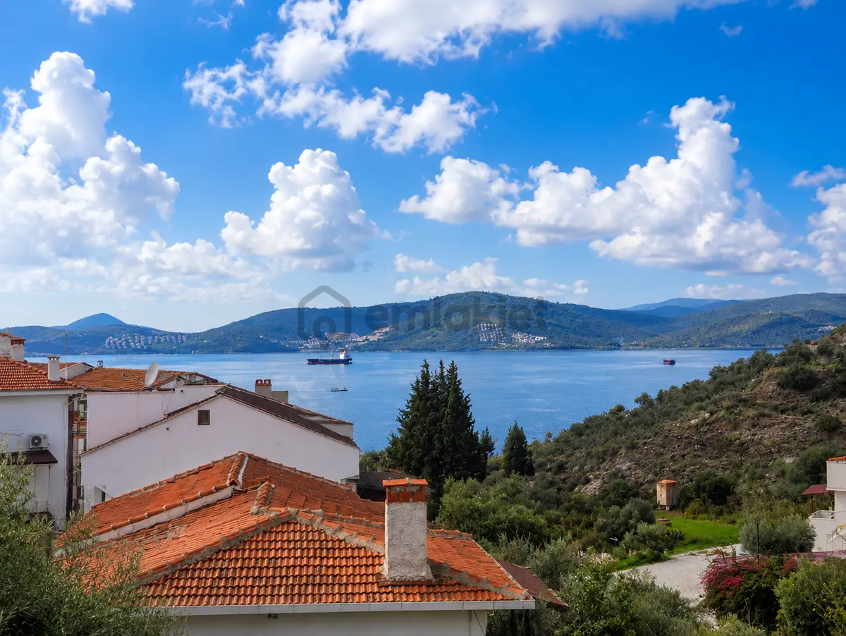 Muğla Güllük Deniz Manzaralı Satılık Müstakil Ev - 4