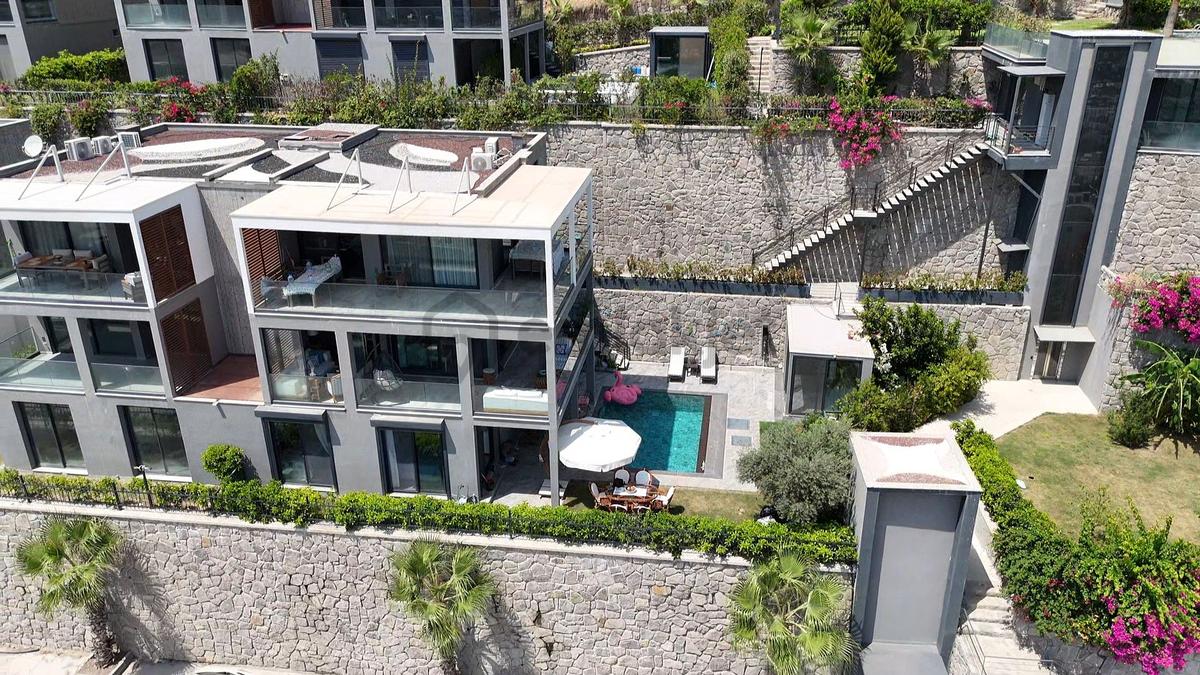 Gündoğanda Satılık Havuzlu Deniz Manzaralı 3+1 Villa - 5