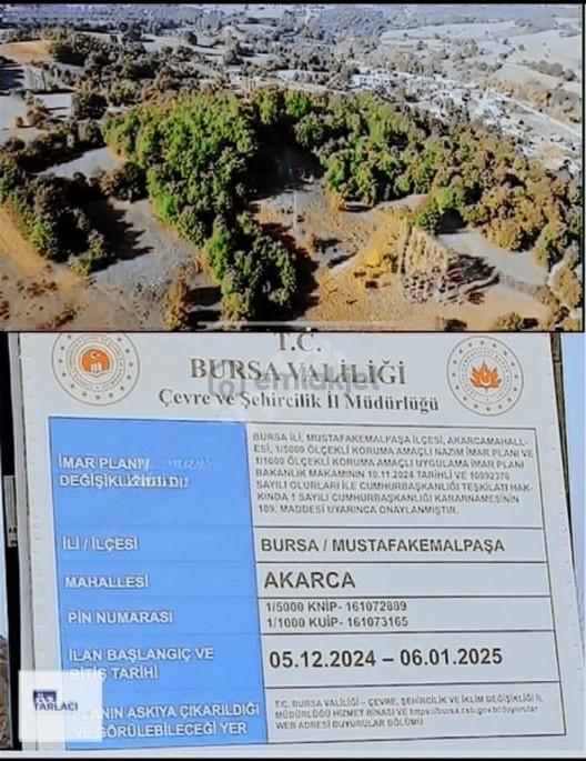 Öztarlacıdan Akarca Resmı Yola Cephe 12500 M2 - 6