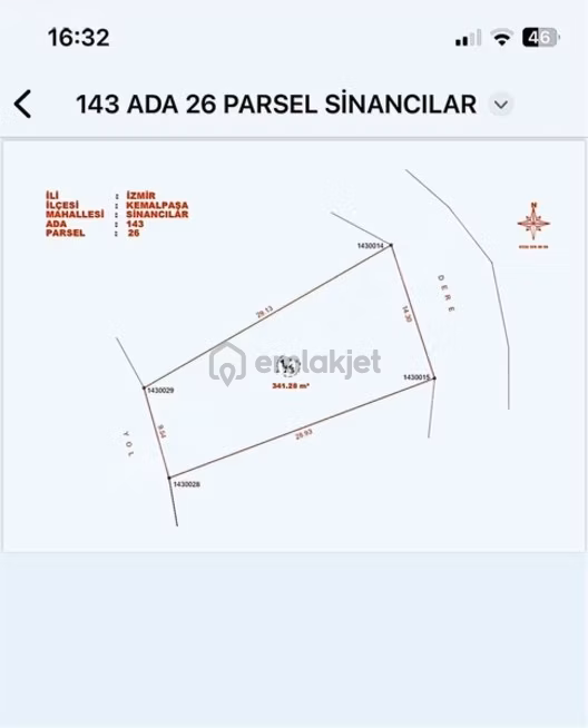 Kemalpaşa Sinancılar Köyünde İmarlı Bahçe - 3
