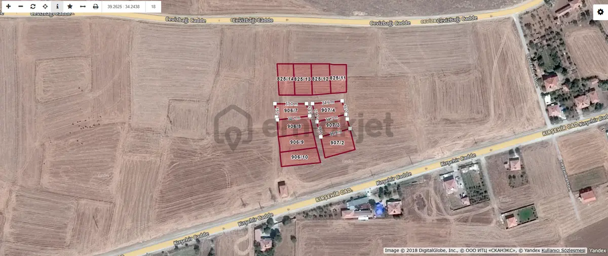 Global'den Boztepe'de 3 Parça Köşe Başı Satılık İmarlı Arsalar - 8