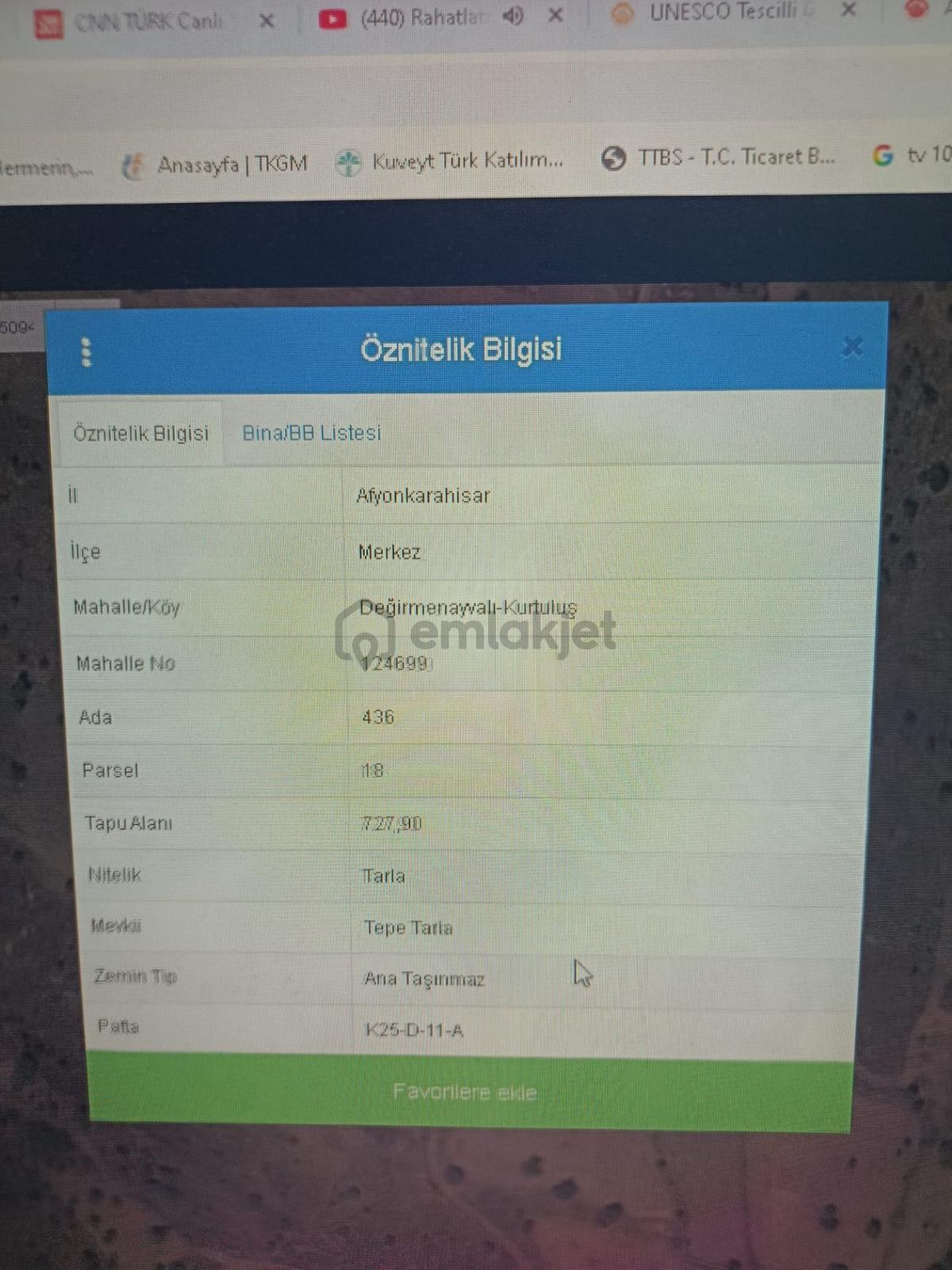 Afyon Tezcan Emlaktan Değirmenayvalı Kurtuluş Satılık Tarla - 3