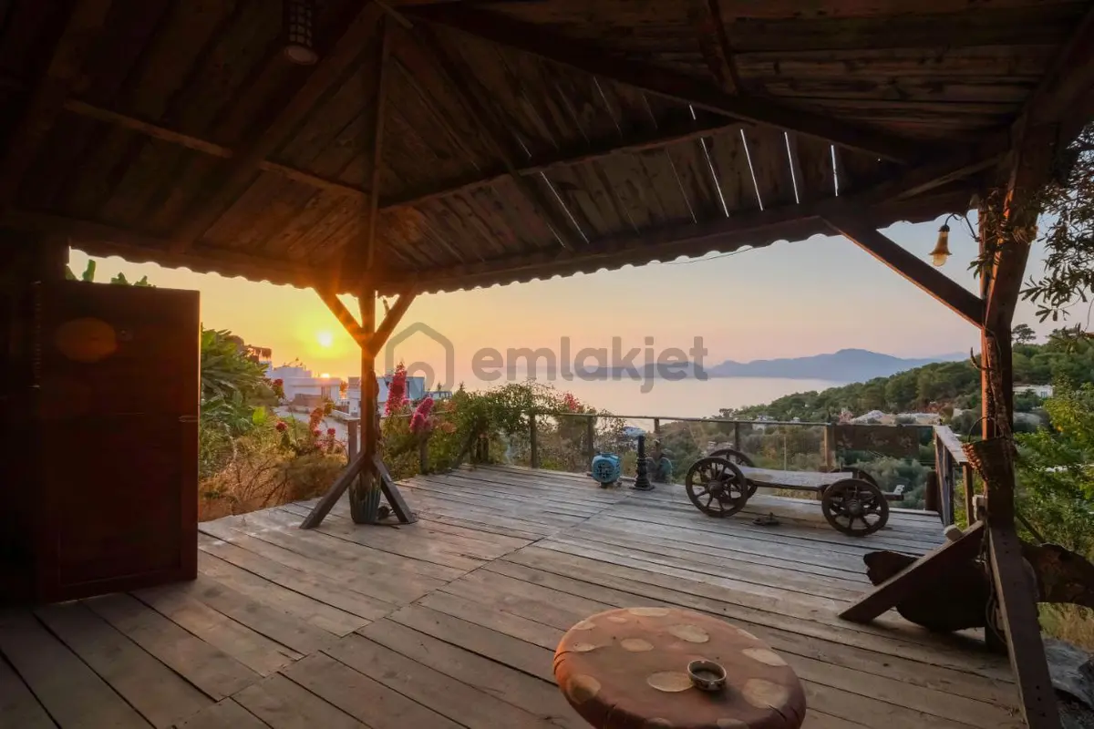 Stop’tan Faralya’da Full Deniz Manzaralı Müstakil Villa - 32