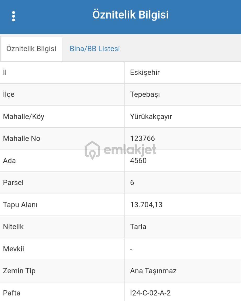 Yürükakçayırda Acil Satılık Tarla - 2