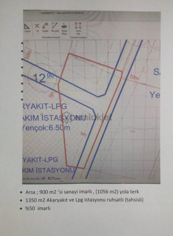Afyon Tezcan Emlaktan Sülümenlide Sanayi Akaryakıt Ruhsatlı Arsa - 2