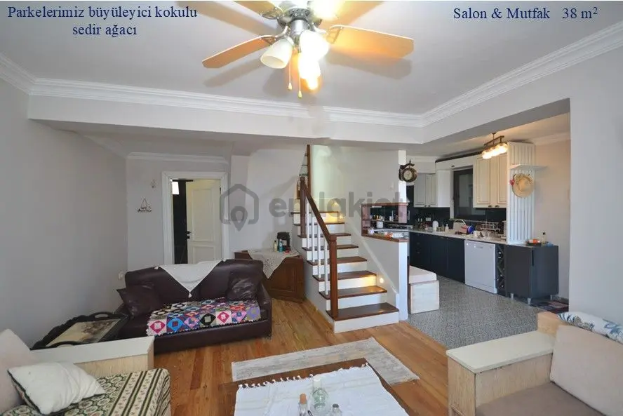 Bodrum Geriş Yeni Semakent Sitesinde 2+1 + Deniz - 20
