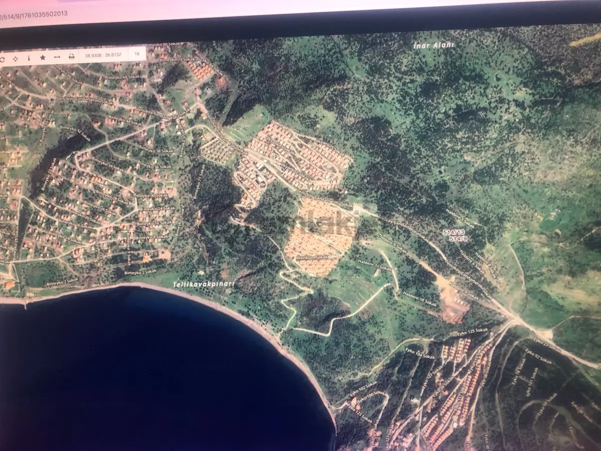 Çandarlı Denize Yakın, Villa İmarlı Manzaralı 2 Adet Arsa - 11