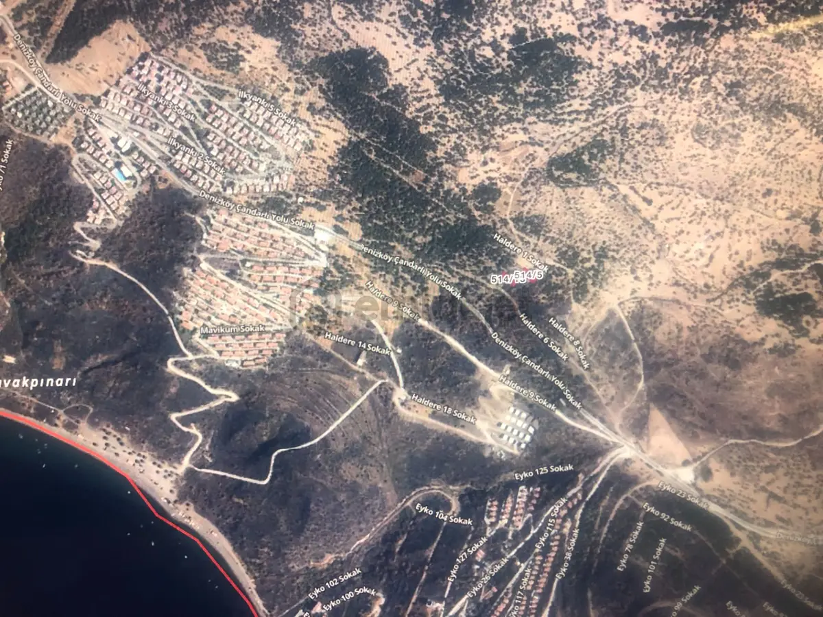 Çandarlı Denize Yakın, Villa İmarlı Manzaralı 2 Adet Arsa - 3