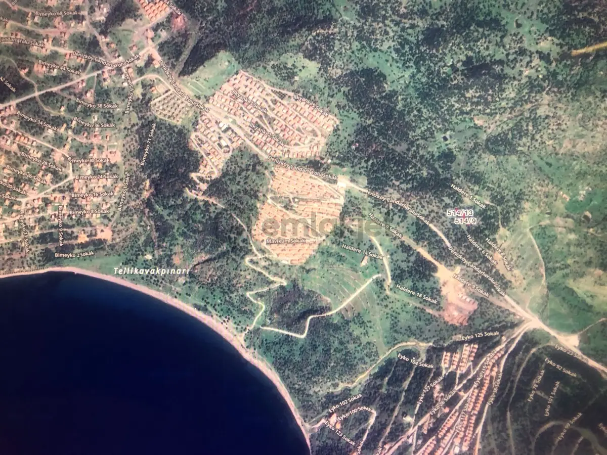 Çandarlı Denize Yakın, Villa İmarlı Manzaralı 2 Adet Arsa - 5