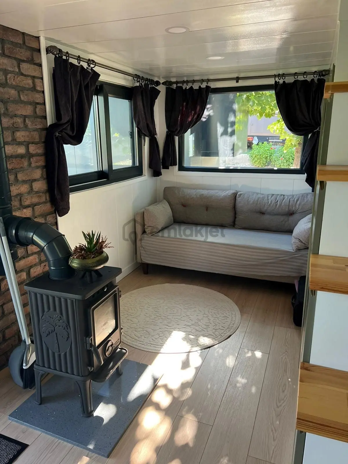 2 Loftlu Tiny House Bahçeli