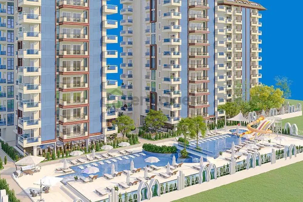 Mahmutlar 2+1 Site İçi Deniz Manzaralı - 14