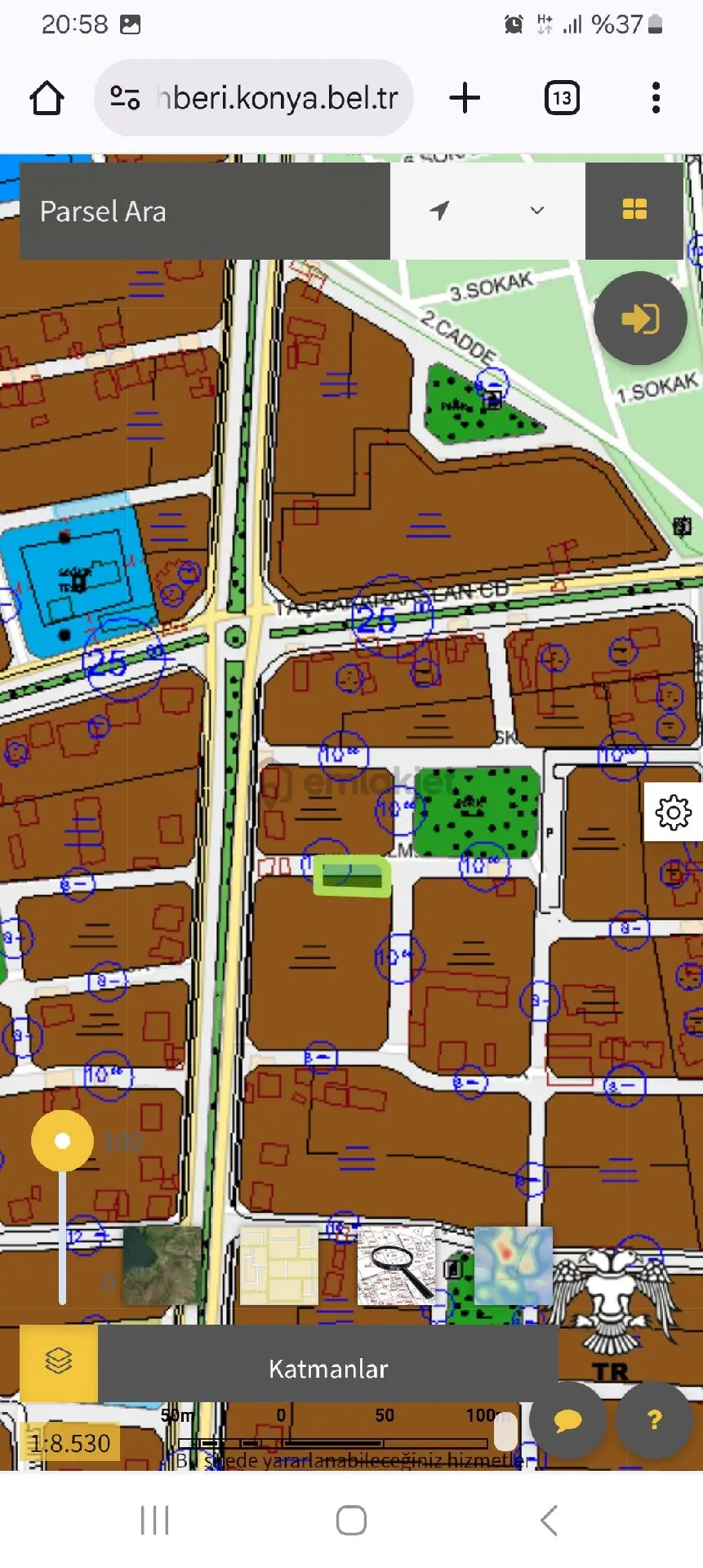 Karatay Karaaslanda Satlık 521 M2 - 2