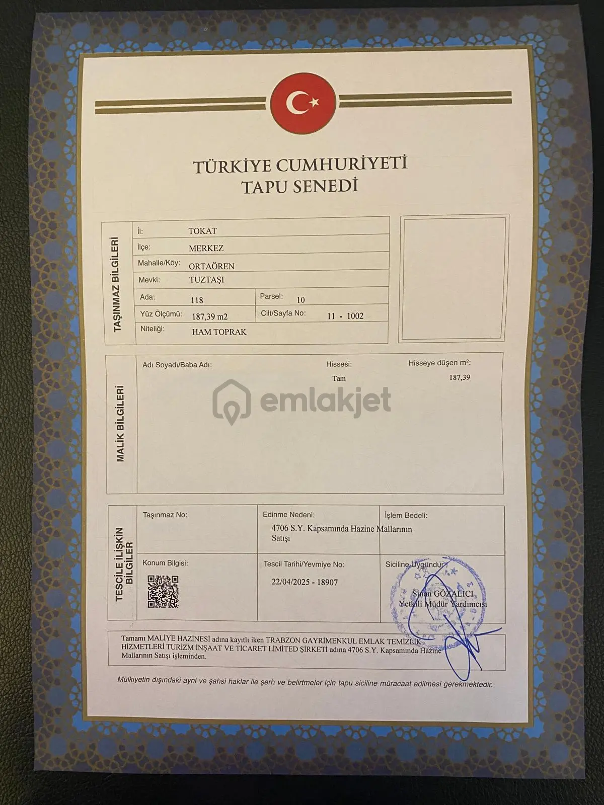 Tokat Merkez'de Satılık Arazi - 34