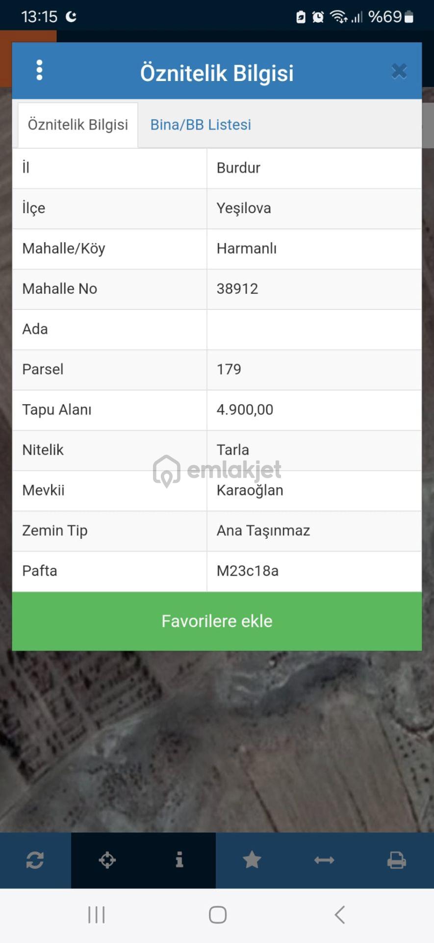 Burdur Yeşilova Harmanlı 5 Dönüme Yakın Yatırımlık Tarla - 2