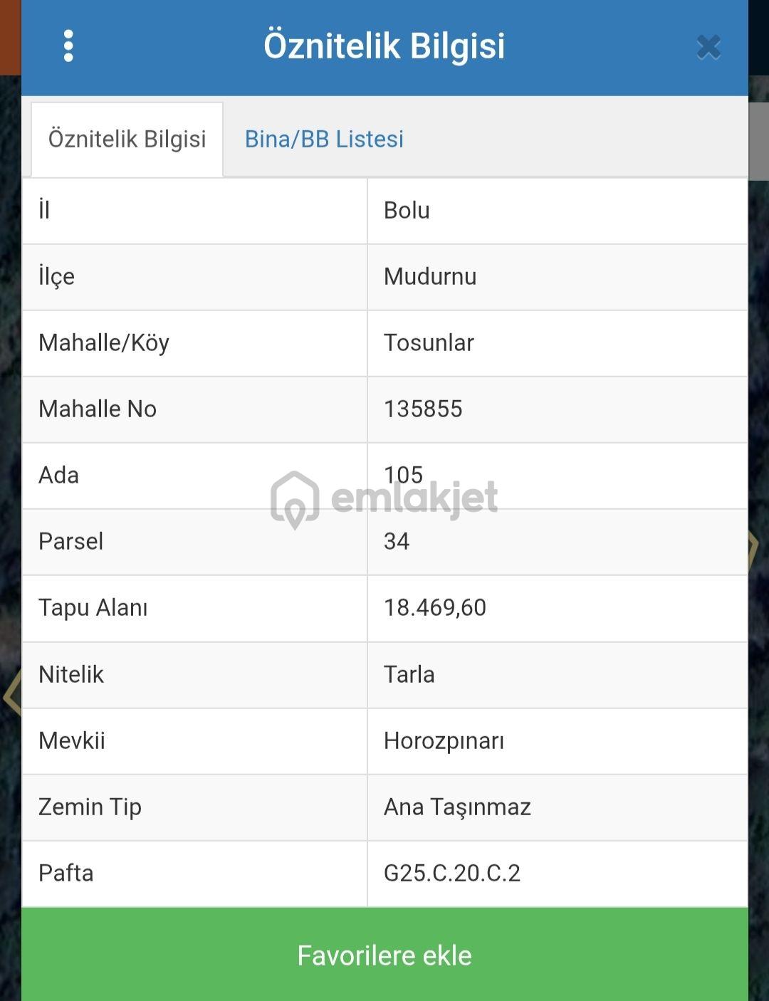 Bolu Mudurnu Taşkesti De Satilik Tarla - 9